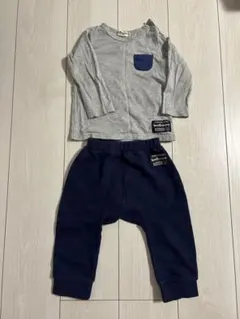 長袖Tシャツ&パンツセット 90サイズ