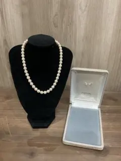 hum ハム】ベビーパール ロングネックレス K18GG ギャランティー付き
