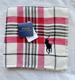 【新品・タグ付き】Polo Ralph Lauren チェック柄タオルハンカチ