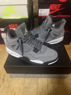 エアジョーダン4 クールグレー 美品！！箱あり！ エアジョーダン4 クールグレー 美品！！箱あり！ - メルカリ