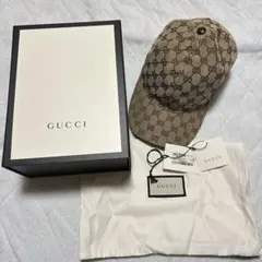 美品 GG グッチ　キャンバス キャップ 200035 Mのサムネイル
