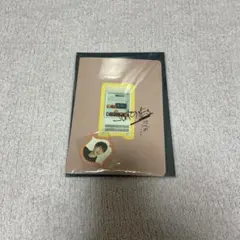 SixTONES 慣声の法則 グッズ メッセージカード