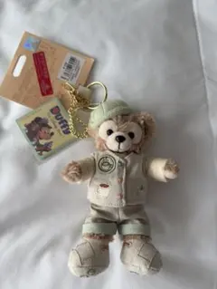 ダッフィー バズ・ライトイヤー 香港ディズニーランド ぬいぐるみキー