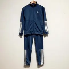 古着 adidas アディダス ジャージセットアップキッズ150 オールシーズン