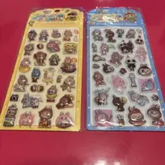 【新品未使用】2枚セット 立体シール ラブブ