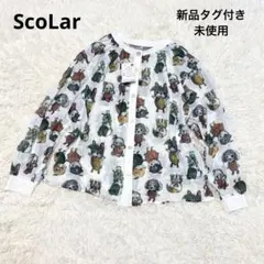 完売 新品タグ付き スカラー 2way シアー カーディガン ニット ブラウスのサムネイル