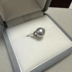 アコヤ真珠　リング　silver