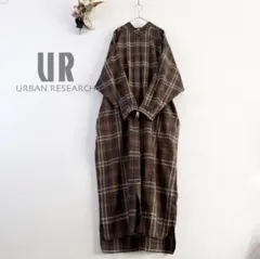 チェックシャツワンピース