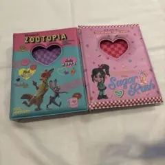 ズートピアとシュガーラッシュのシール帳セット