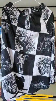 ROMWE Academia ラフィックスカート JP-XXL L