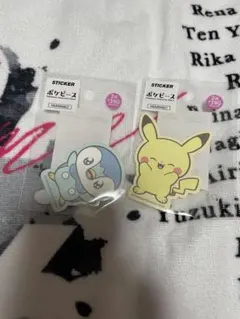 ポケピース サンキューマート ステッカー ピカチュウ ポッチャマ
