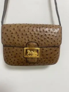 激レア　オールドセリーヌ　オーストリッチ　ショルダー