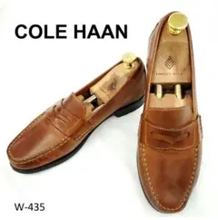 コールハーン　コインローファー　ペニーローファー　Uチップ　ブラウン　US6