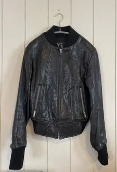 Yohji Yamamoto 黒 レザージャケット　美品 2026年最新】Yohji Yamamoto レディース レザージャケット・ライダース