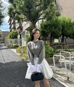 Bibiy PENELOPE COLLAR KNIT カーディガン - メルカリ