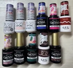 ジェルネイル 11個セット 寄せ集め 百均 DAISO