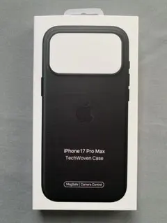 新品iPhone 17ProMax テックウーブンケース ブラック純正品