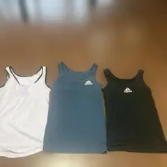 adidas ノースリーブタンクトップ 3枚セット