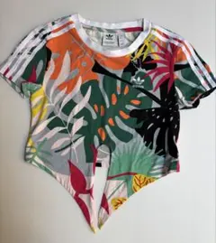 アディダスオリジナルス　半袖Tシャツ　ショート丈　Tシャツ