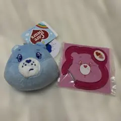 【ケアベア】ぬいぐるみマスコット アクリルカラビナ 2点セット