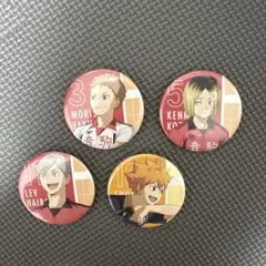 アニメキャラクター ピンバッジ 4個セット - メルカリ