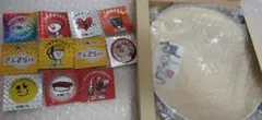 宅配寿司 銀のさらオリジナル 金のさら ＆ステッカー キラキラシール11枚セット