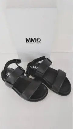 MM6 Maison Margiela ロゴ ストラップサンダルのサムネイル