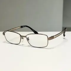 良品✨ ダンヒル メガネ GUMMETAL ハーフリム チタン 日本製 ブロンズ 