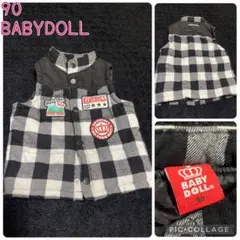 BABYDOLL ベストジャケット アウター 90のサムネイル