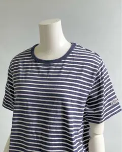 McGREGOR 爽やかボーダー Tシャツ XL ネイビー 半袖 カットソー