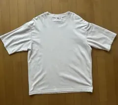 ユニクロ エアリズムコットンオーバーサイズTシャツ ピンク系