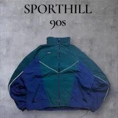 【USA製】90s SPORTHILL ナイロンジャケット ウィンドブレーカー