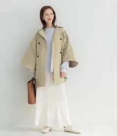 トレンチポンチョ　新品　Mのサムネイル