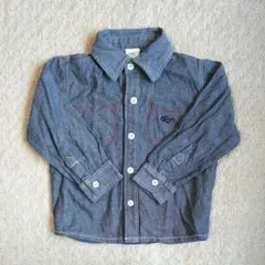 SIMPLE FREE シンプルフリー デニムカラー 長袖シャツ 90cm