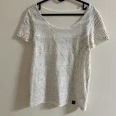 Y's ヨウジヤマモト ボーダー Tシャツ レディース 2のサムネイル
