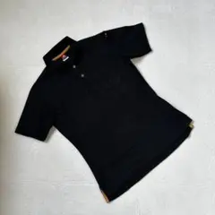 《 BURTLE バートル 》 S メンズ 半袖 ポロシャツ ブラック スポーツ