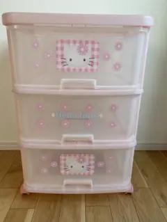 ハローキティ コスメオーガナイザー 引き出しチェスト 2点セット