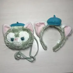 ディズニー　Gelatoni カチューシャ ポーチ　セット