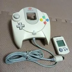 動作品！ドリームキャスト コントローラ HKT-7700 ビジュアルメモリセット