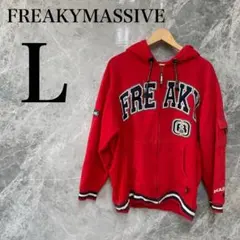 FREAKYMASSIVE メンズ L 赤 パーカー ストリートのサムネイル