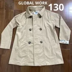 グローバルワーク　トレンチコート　春コート　130 キッズ
