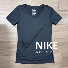 Nike Dri-Fit VネックTシャツ S ダークグレー