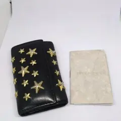 JIMMY CHOO ブラック レザー キーケース 明日まで出品‼️ ジャンク品 ジミーチュー JimmyChooブラックレザーキーケース - メルカリ