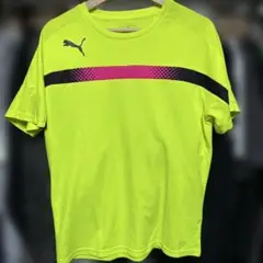 PUMA EVOTRG 蛍光イエロー Mサイズ シャツ