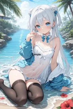 m546 AIイラスト　かわいい　A4ポスター