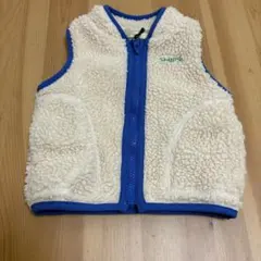 SHIPS ベビーベスト アイボリー/ブルー