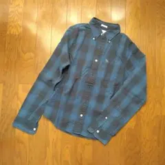 Abercrombie & Fitch チェックボタンダウン長袖シャツ S