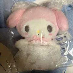 レディマイメロディ　マスコットホルダー　ホワイト