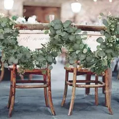 ユーカリ 2本 フェイクグリーン 結婚式 ウェルカムボード ブライダル リース