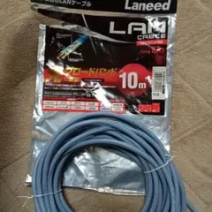 ELECOM LANケーブル10m カテゴリー6A 光ブロードバンド対応未使用